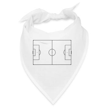 Spielfeld - Bandana - Weiß - Vorne