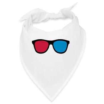 3D-Brillen - Bandana - Weiß - Vorne