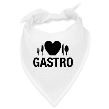 gastro-1 - Bandana - Weiß - Vorne