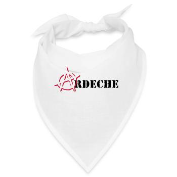 Anarchy Ardeche - Bandana - Weiß - Vorne