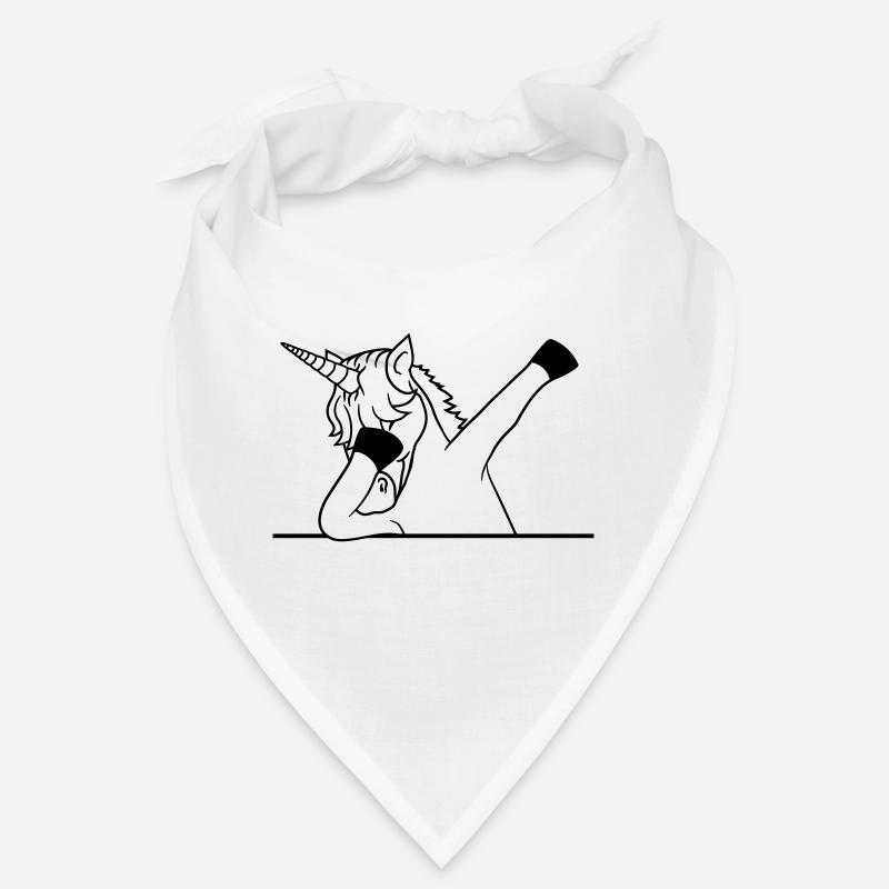 feld text schreiben schild mauer dabbing unicorn d Bandana