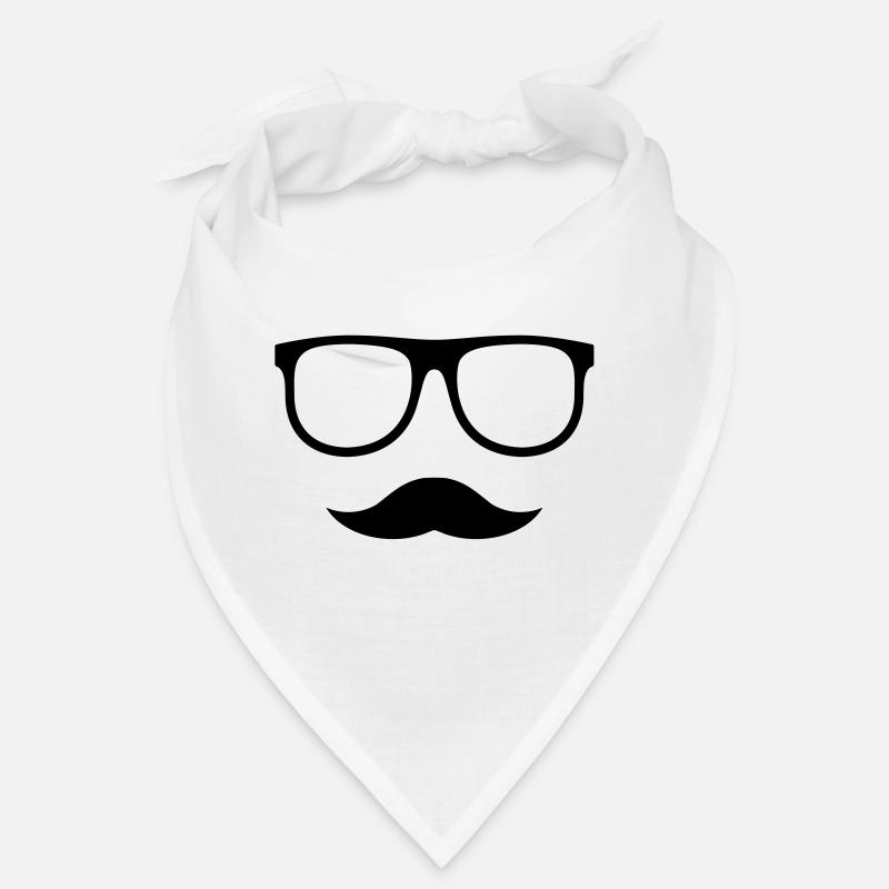 Mustache glasses Bandana