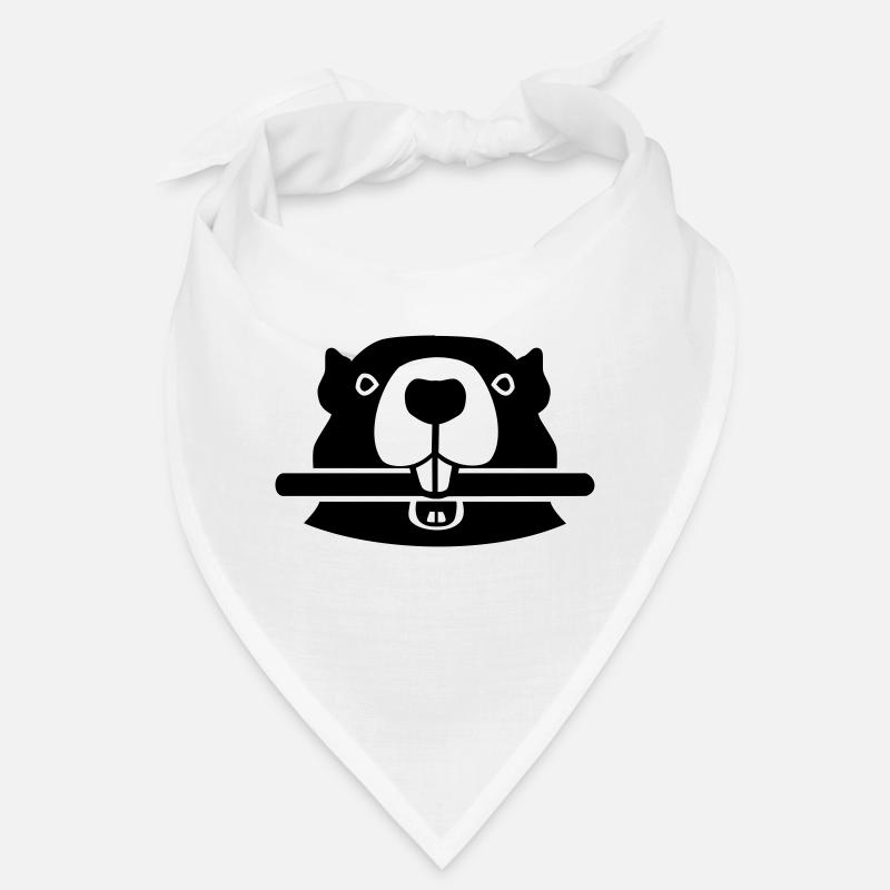 Biber - Bandana - Weiß