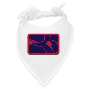 Boxen Boxen boxen amerikanischen logo5 - Bandana - Weiß - Vorne