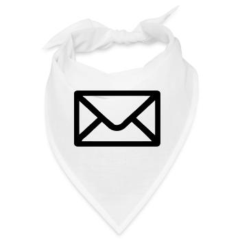 Brief Umschlag - Bandana - Weiß - Vorne