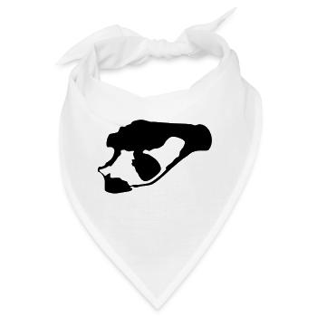 Senftenberger See - Bandana - Weiß - Vorne