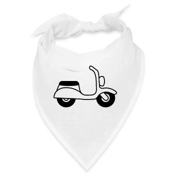 Moped - Bandana - Weiß - Vorne
