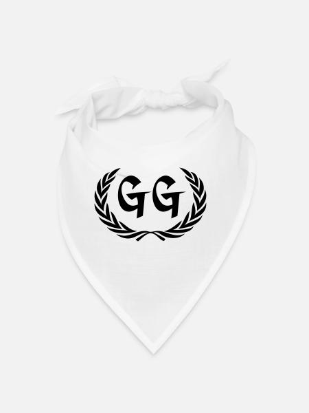 gg - Bandana - white - Front