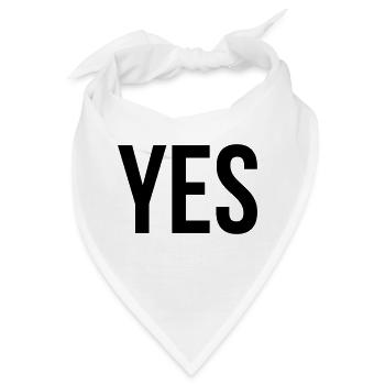 yes - Bandana - Weiß - Vorne