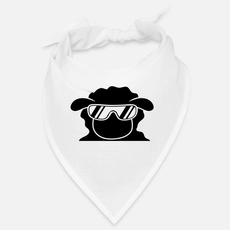 Cool Sheep - Bandana - blanc