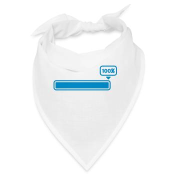 100 % - Bandana - Weiß - Vorne