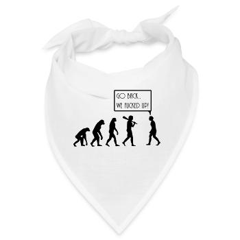 evolution - Bandana - Weiß - Vorne