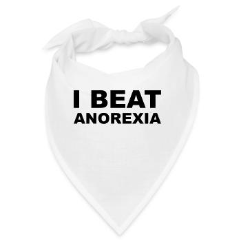 Anorexia - Bandana - Weiß - Vorne