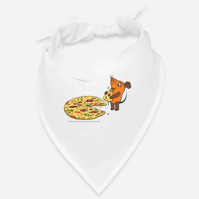 Die Maus mit Pizza Bandana