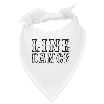 Line Dance Outline - Bandana - Weiß - Vorne