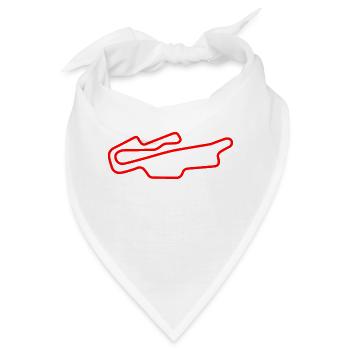 Mugello Circuit - Customize mit Ihrem eigenen Text - Bandana - Weiß - Vorne