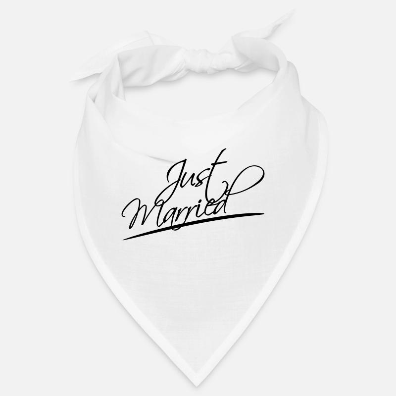 Just Married Logo Design Bandana