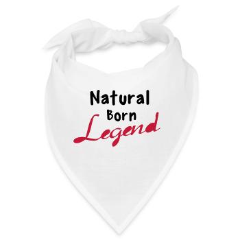 Born Legend - Bandana - Weiß - Vorne