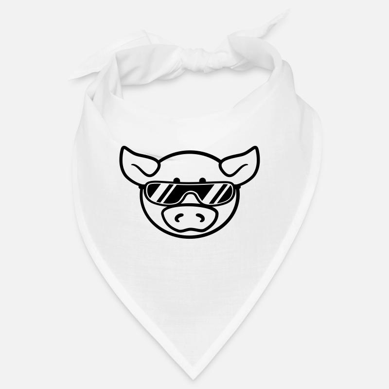 Lunettes de soleil cool parti cochon Bandana