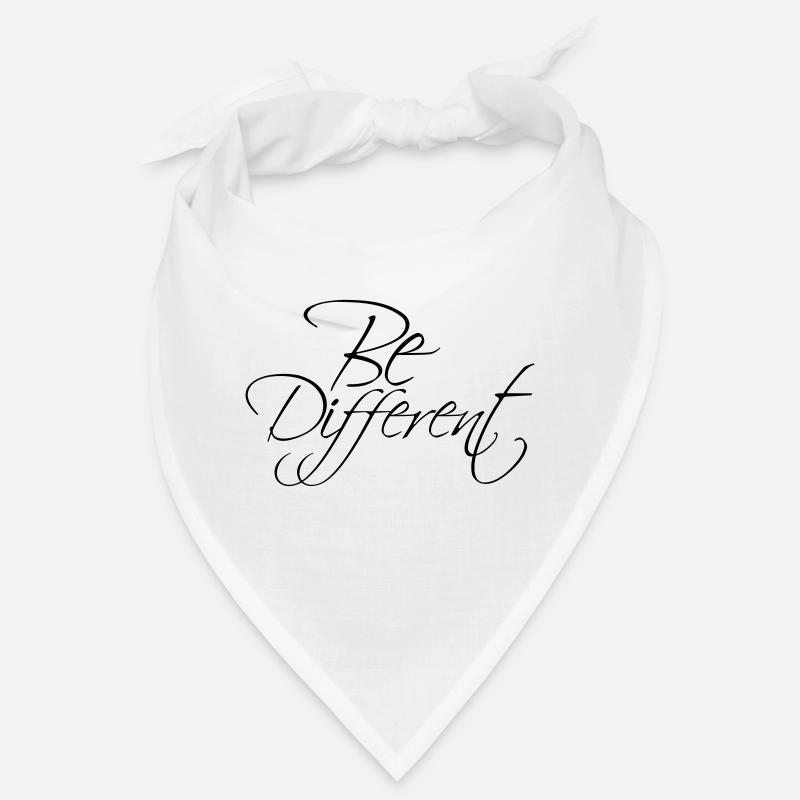 Text Be Different Be You Design Bandana