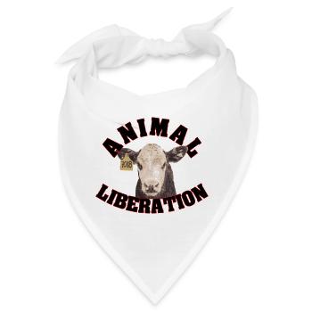 Animal Liberation - Bandana - Weiß - Vorne