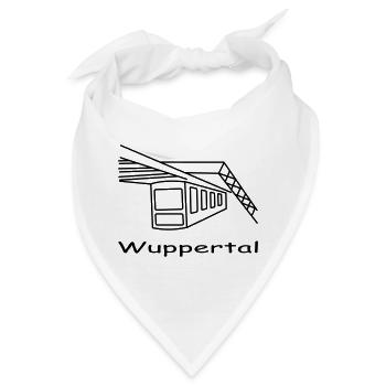 schwebebahn wuppertal - Bandana - Weiß - Vorne