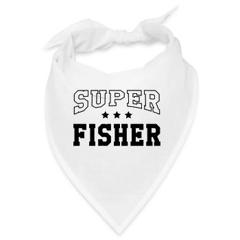 Super Fisher - Bandana - Weiß - Vorne