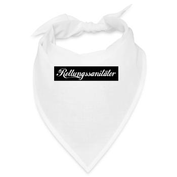 Rettungssanitäter invertiert negativ - Bandana - Weiß - Vorne