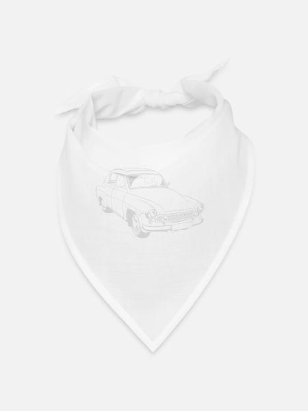 PKW Wartburg 311 Limousine - Bandana - Weiß