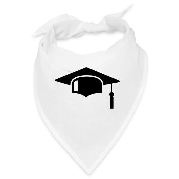 Abschluss - Bandana - Weiß - Vorne