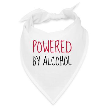 Alcohol - Drunk - Bier - Alkohol - Party - Humor - Bandana - Weiß - Vorne