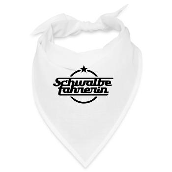 Schwalbefahrerin - Bandana - Weiß - Vorne
