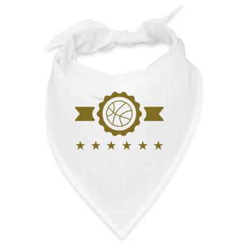 Basketball - Basket ball - Basket-ball - Baskette - Bandana - Weiß - Vorne