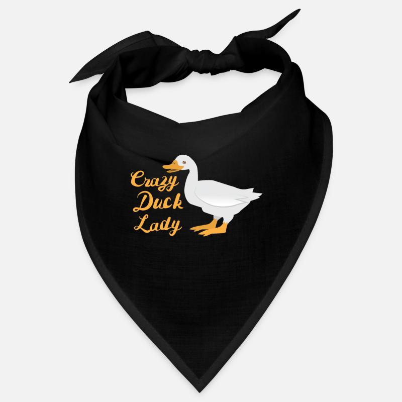 Crazy duck lady (canard blanc) Bandana