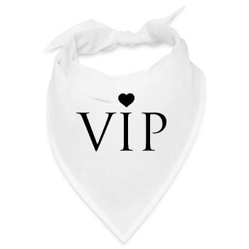 VIP herz - Bandana - Weiß - Vorne