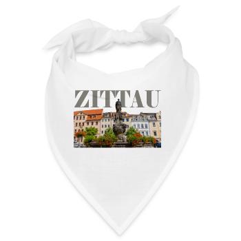 Zittau, die Stadt an der Mandau - Bandana - Weiß - Vorne