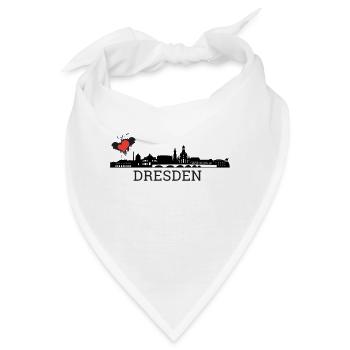 Dresden - Bandana - Weiß - Vorne