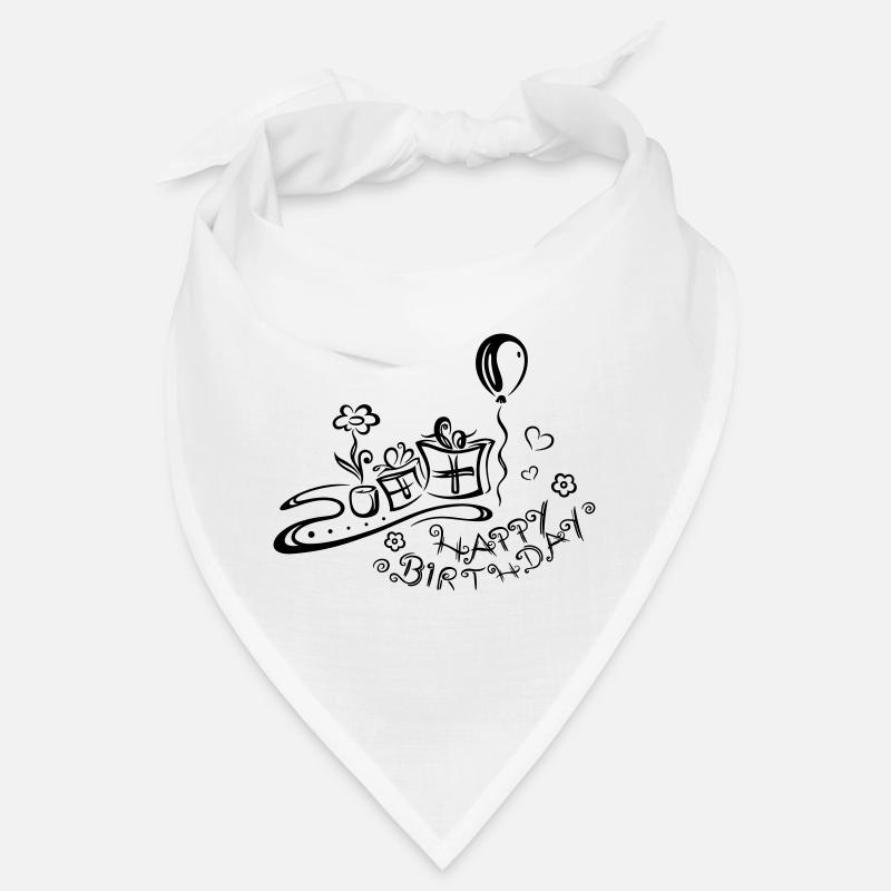 Joyeux anniversaire, félicitations Bandana