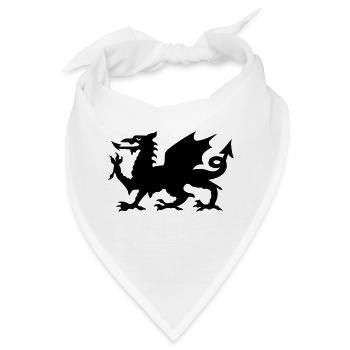 wales - Bandana - Weiß - Vorne