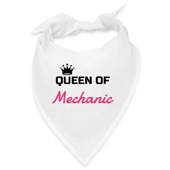 Mechanik / Mechaniker / Auto / Garage - Bandana - Weiß - Vorne