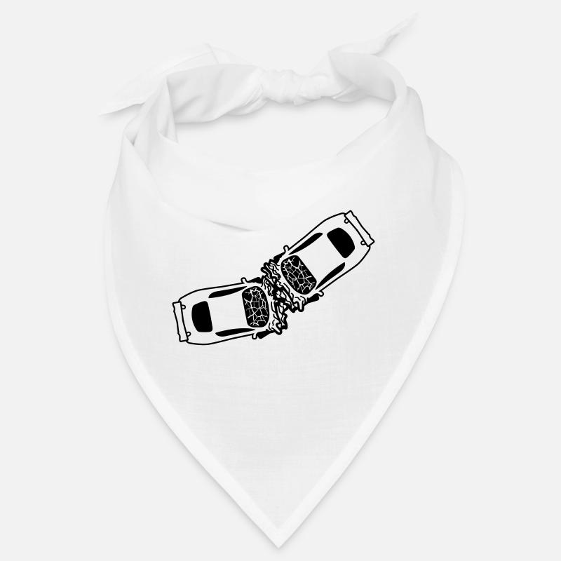2 cars accident crash total damage crushes dents b Bandana