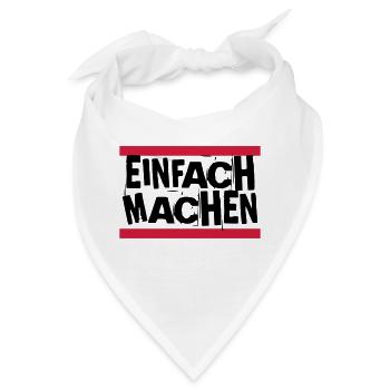 EINFACH MACHEN - Bandana - Weiß - Vorne