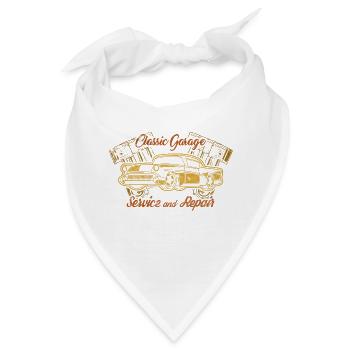 classic garage - Bandana - Weiß - Vorne