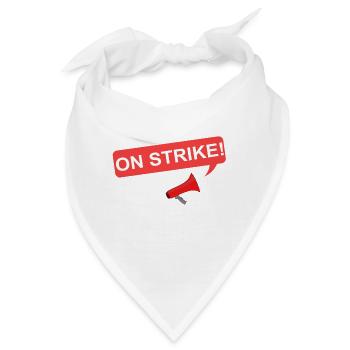 ON STRIKE Poster - Bandana - Weiß - Vorne