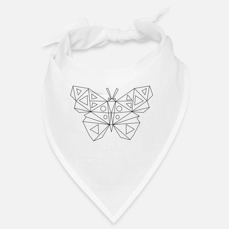 Art Low Poly - Papillon Bandana