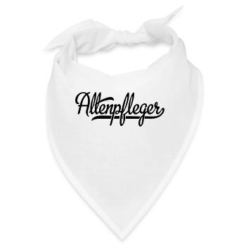 Altenpfleger - Bandana - Weiß - Vorne