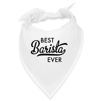 Barista - Bandana - Weiß - Vorne