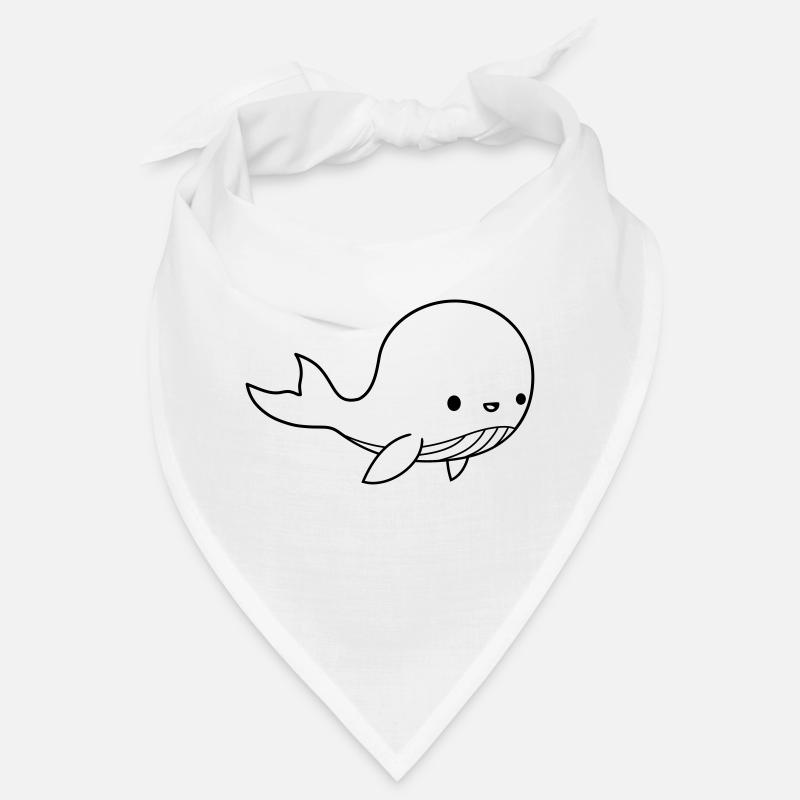 Mignon bébé baleine Bandana