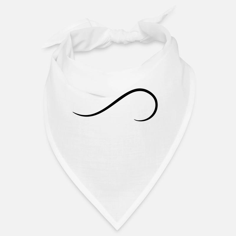 Frills Décor Element Curved Line Bandana