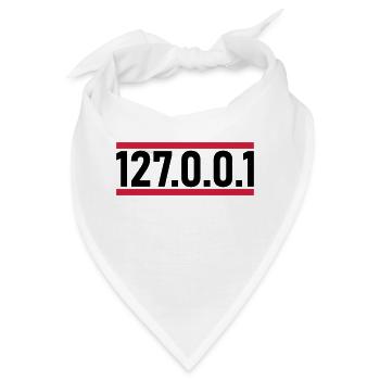 127 0 0 - Bandana - Weiß - Vorne